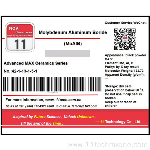 MAB/MBene series MoAlB Powder